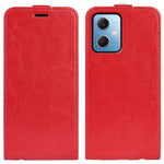 Xiaomi Redmi Note 12 5G (Global) / (Indien) / (Kina) / Poco X5 5G Crazy Horse Texture Korthållare Läderskyddande Fodral Vertikalt Flipfodral