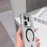 For Oppo Find X9 5G Magnetic Case Ultra Thin Clear PC Phone Back Cover