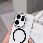 For Oppo Find X9 5G Magnetic Case Ultra Thin Clear PC Phone Back Cover