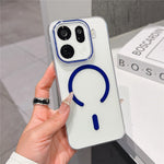 For Oppo Find X9 5G Magnetic Case Ultra Thin Clear PC Phone Back Cover