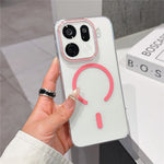 For Oppo Find X9 5G Magnetic Case Ultra Thin Clear PC Phone Back Cover