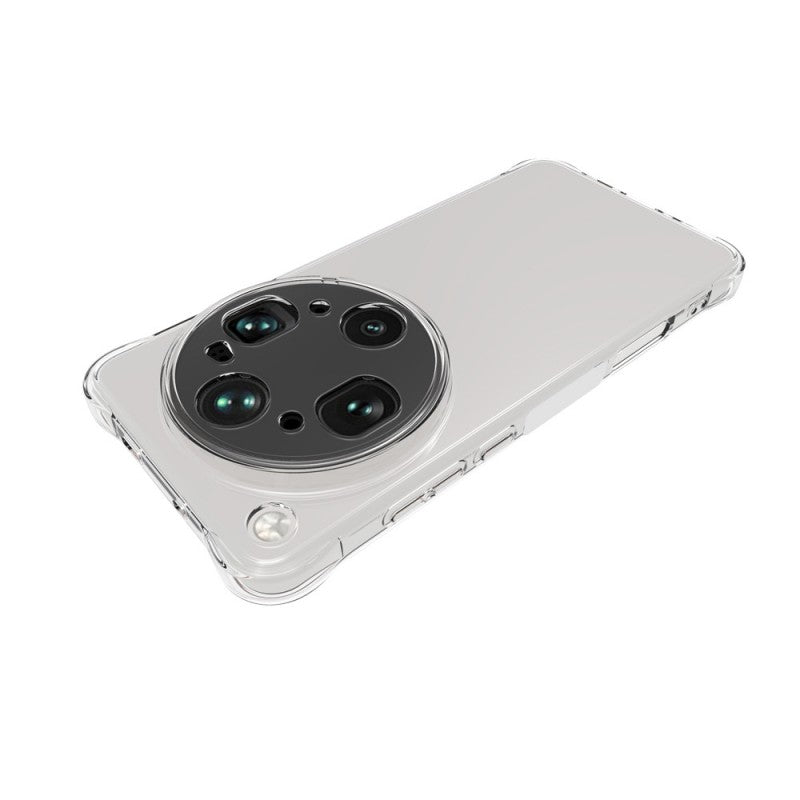 WANLONFENG For Oppo Find X9 Ultra 5G TM Series Clear TPU Case 2.0mm Phone Back Cover