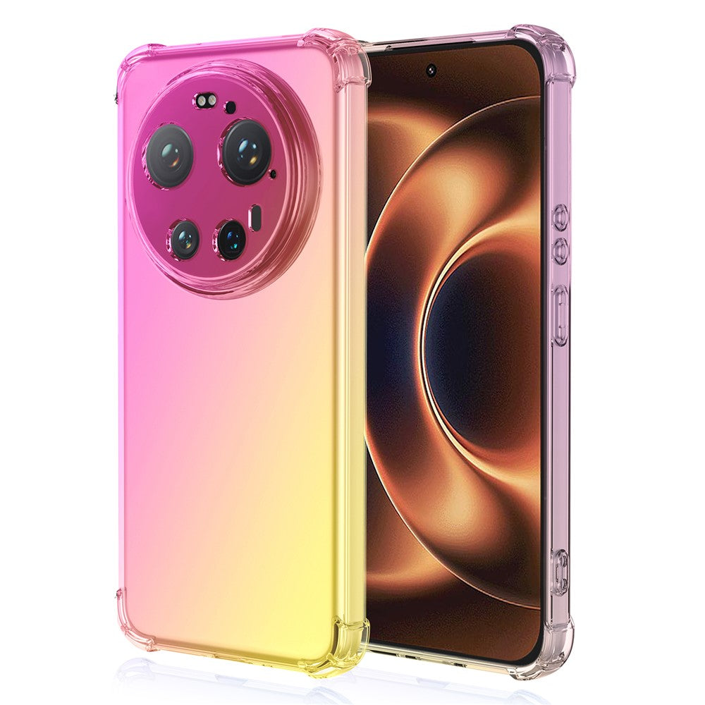 Xiaomi 17 Ultra 5G-skal i tonad färg, TPU-skydd mot fall, mobilskal
