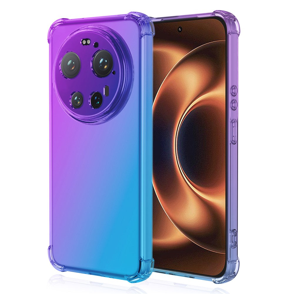 Xiaomi 17 Ultra 5G-skal i tonad färg, TPU-skydd mot fall, mobilskal
