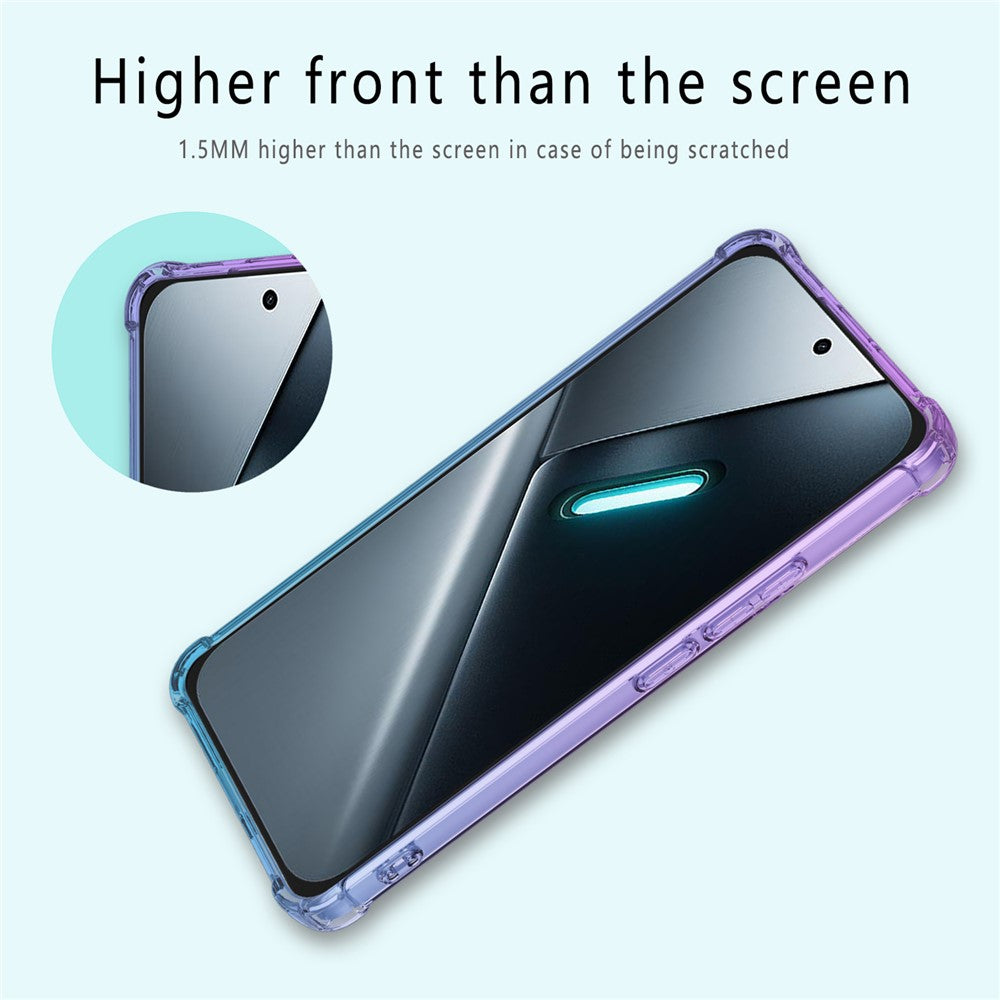 Case For Xiaomi Poco X8 Pro 5G  /  Redmi Turbo 5 5G Gradient Color TPU Anti-Drop Phone Cover