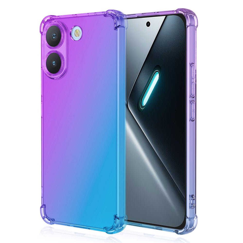 Case For Xiaomi Poco X8 Pro 5G  /  Redmi Turbo 5 5G Gradient Color TPU Anti-Drop Phone Cover