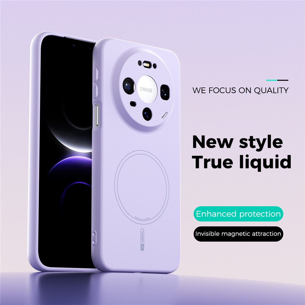 ABEEL For Huawei Mate 80 Pro / Mate 80 Magnetic Case Skin Touch Liquid Silicone Phone Back Cover