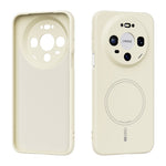 ABEEL For Huawei Mate 80 Pro / Mate 80 Magnetic Case Skin Touch Liquid Silicone Phone Back Cover