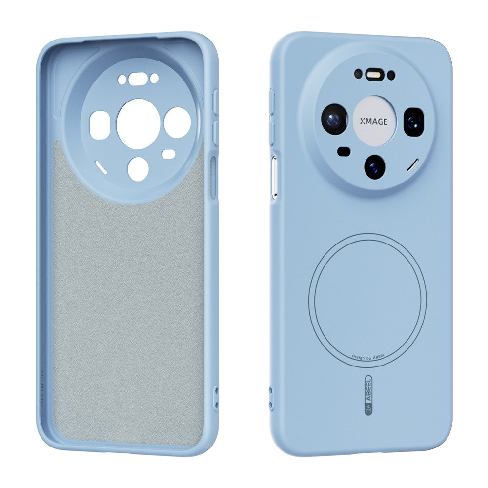 ABEEL For Huawei Mate 80 Pro / Mate 80 Magnetic Case Skin Touch Liquid Silicone Phone Back Cover