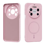 ABEEL For Huawei Mate 80 Pro Max Magnetic Case Skin Touch Liquid Silicone Phone Back Cover