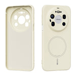 ABEEL For Huawei Mate 80 Pro Max Magnetic Case Skin Touch Liquid Silicone Phone Back Cover