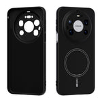 ABEEL For Huawei Mate 80 Pro Max Magnetic Case Skin Touch Liquid Silicone Phone Back Cover