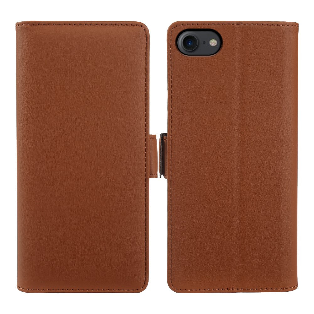 Lædercover til iPhone 7 4,7 tommer / 8 4,7 tommer / SE (2022) / SE (2020) Pung, stativ, TPU + PU Skin-touch cover