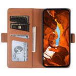 Lædercover til iPhone 7 4,7 tommer / 8 4,7 tommer / SE (2022) / SE (2020) Pung, stativ, TPU + PU Skin-touch cover