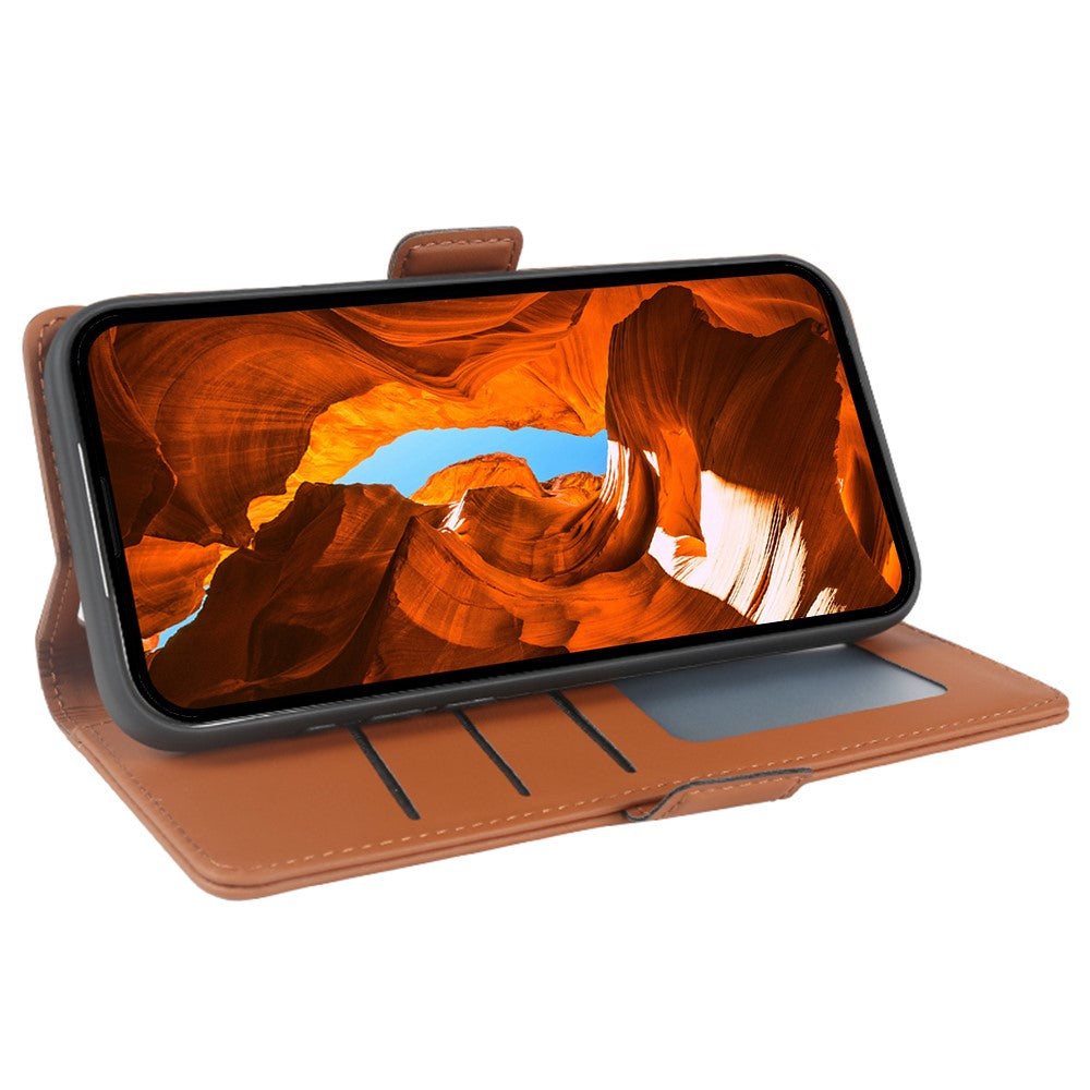 Lædercover til iPhone 7 4,7 tommer / 8 4,7 tommer / SE (2022) / SE (2020) Pung, stativ, TPU + PU Skin-touch cover