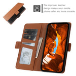 Lædercover til iPhone 7 4,7 tommer / 8 4,7 tommer / SE (2022) / SE (2020) Pung, stativ, TPU + PU Skin-touch cover