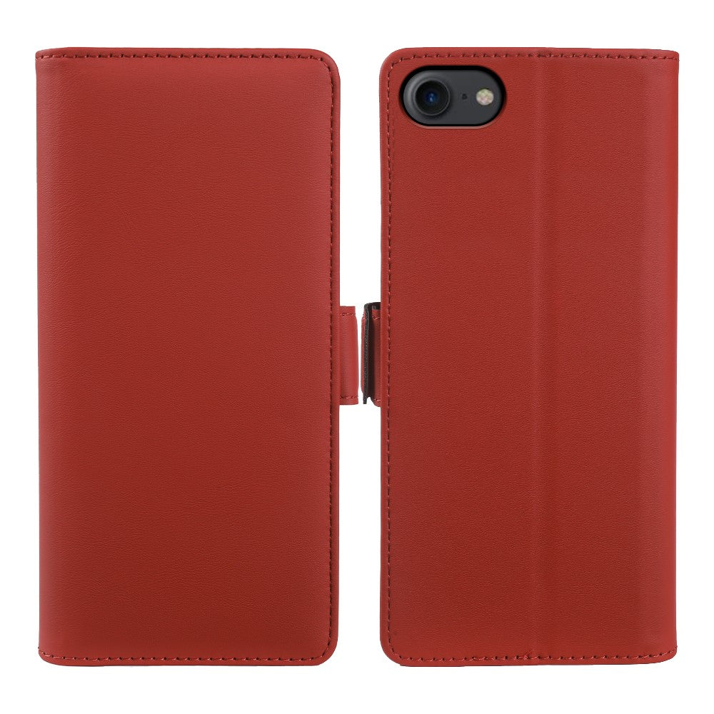 Lædercover til iPhone 7 4,7 tommer / 8 4,7 tommer / SE (2022) / SE (2020) Pung, stativ, TPU + PU Skin-touch cover