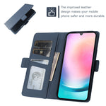For Samsung Galaxy A24 5G Leather Case Wallet Stand TPU + PU Skin-touch Cover