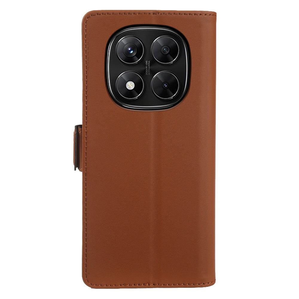 For Xiaomi Redmi Note 14 Pro 5G  /  Poco X7 5G Leather Case Wallet Stand TPU + PU Skin-touch Cover