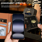 For Xiaomi Redmi Note 14 Pro 5G  /  Poco X7 5G Leather Case Wallet Stand TPU + PU Skin-touch Cover