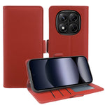 For Xiaomi Redmi Note 14 Pro 5G  /  Poco X7 5G Leather Case Wallet Stand TPU + PU Skin-touch Cover