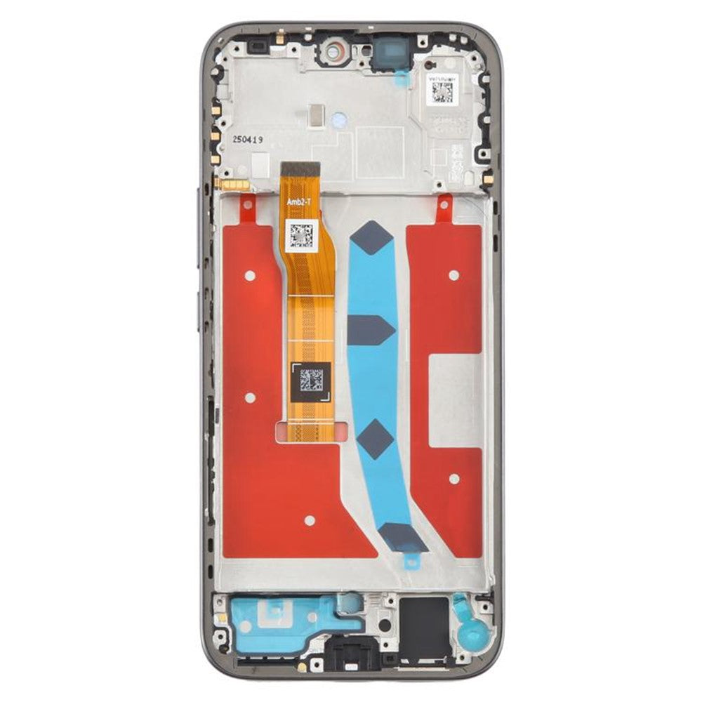 For Honor 400 Lite 5G OEM Grade S AMOLED Skærm og Digitizer Samling + Ramme (uden Logo)