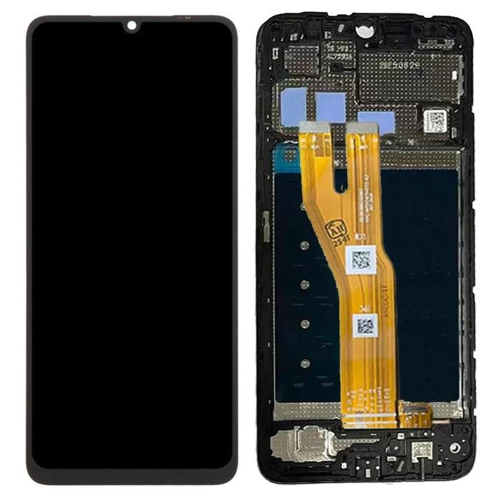 For Honor X5c 4G / X5c Plus 4G Grade C LCD-skærm og digitizer-enhed + stel (uden logo)