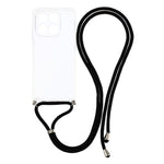 Case for Honor X7d 4G / 5G / 400 Smart 5G Reinforced Corner TPU Clear Phone Cover with Lanyard