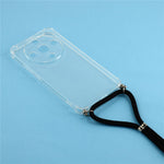 Case For Honor Magic8 Lite 5G  /  X9d 5G  /  X70 5G Reinforced Corner TPU Clear Phone Cover with Lanyard