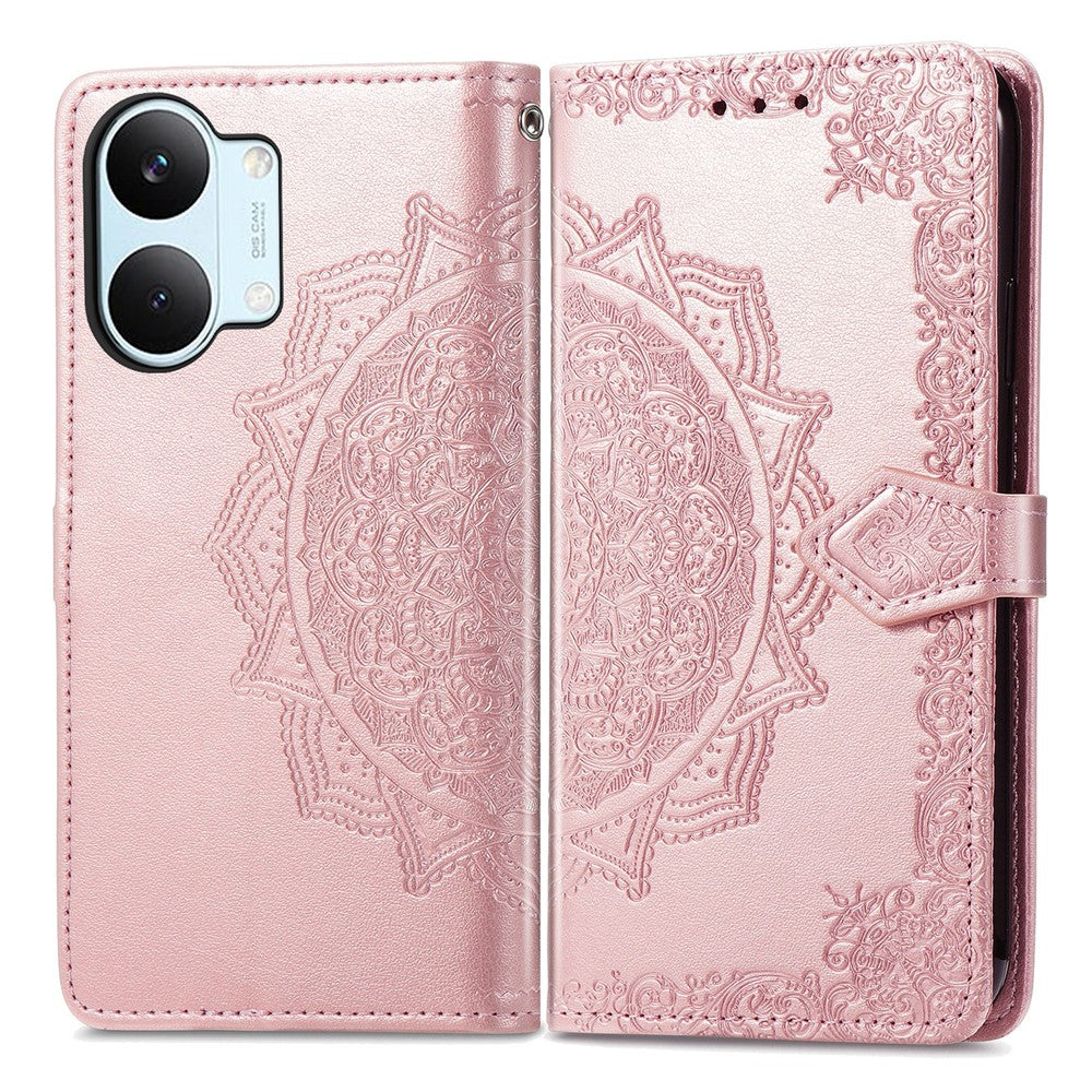 For Xiaomi Poco X8 Pro Max 5G  /  Redmi Turbo 5 Max 5G Wallet Case Mandala Flower Leather Phone Cover Stand