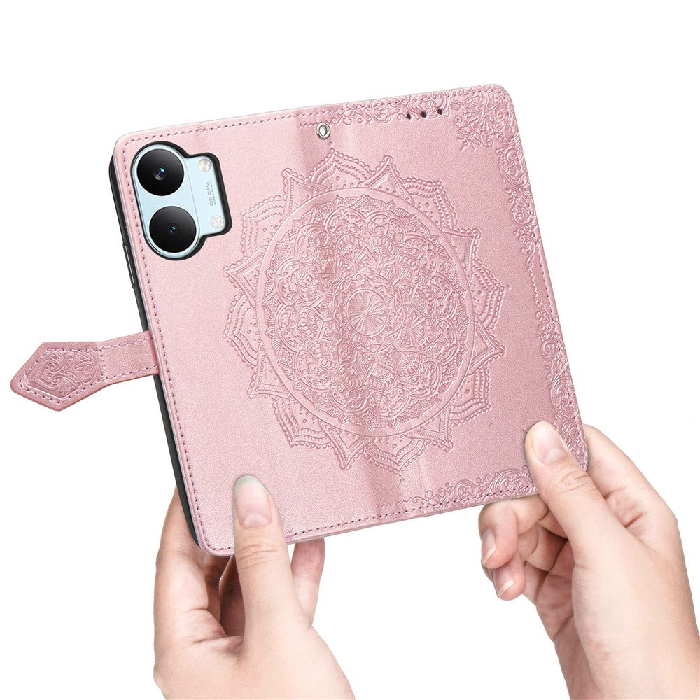 For Xiaomi Poco X8 Pro Max 5G  /  Redmi Turbo 5 Max 5G Wallet Case Mandala Flower Leather Phone Cover Stand