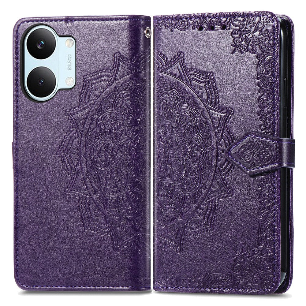For Xiaomi Poco X8 Pro Max 5G  /  Redmi Turbo 5 Max 5G Wallet Case Mandala Flower Leather Phone Cover Stand