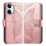 For Xiaomi Poco X8 Pro Max 5G  /  Redmi Turbo 5 Max 5G Case with Strap Butterfly Pattern PU Leather Wallet Phone Cover