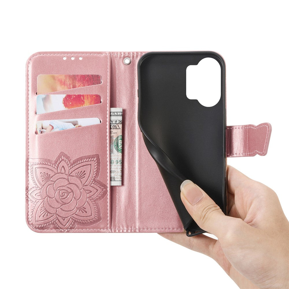 For Xiaomi Poco X8 Pro Max 5G  /  Redmi Turbo 5 Max 5G Case with Strap Butterfly Pattern PU Leather Wallet Phone Cover