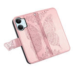 For Xiaomi Poco X8 Pro Max 5G  /  Redmi Turbo 5 Max 5G Case with Strap Butterfly Pattern PU Leather Wallet Phone Cover