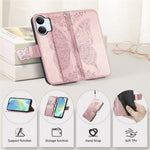 For Xiaomi Poco X8 Pro Max 5G  /  Redmi Turbo 5 Max 5G Case with Strap Butterfly Pattern PU Leather Wallet Phone Cover