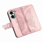 Case For Xiaomi Poco X8 Pro 5G  /  Redmi Turbo 5 5G Butterfly Pattern PU Leather Wallet Phone Cover with Strap