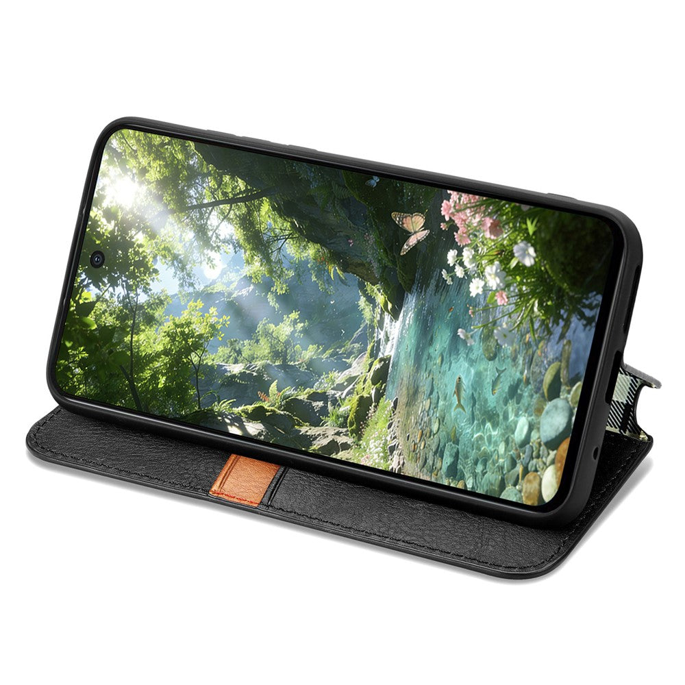 For Xiaomi Redmi Turbo 5 5G  /  Poco X8 Pro 5G Case Rhombus Imprint PU Leather Wallet Phone Cover