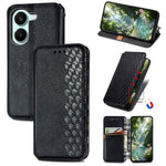 For Xiaomi Redmi Turbo 5 5G  /  Poco X8 Pro 5G Case Rhombus Imprint PU Leather Wallet Phone Cover
