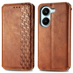 For Xiaomi Redmi Turbo 5 5G  /  Poco X8 Pro 5G Case Rhombus Imprint PU Leather Wallet Phone Cover