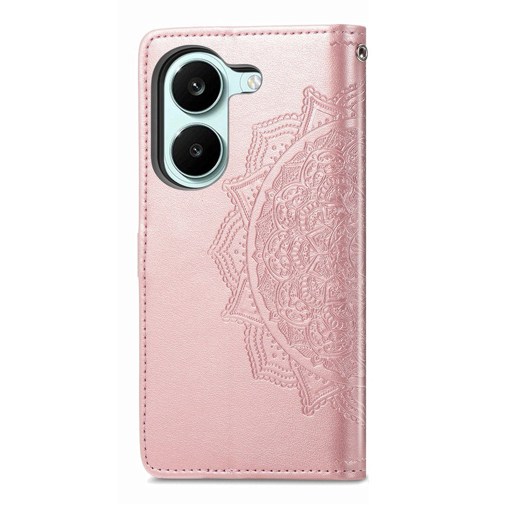 For Xiaomi Redmi Turbo 5 5G  /  Poco X8 Pro 5G Wallet Case Mandala Flower Leather Phone Cover Stand