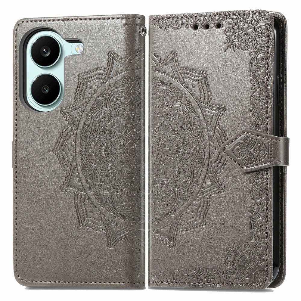 For Xiaomi Redmi Turbo 5 5G  /  Poco X8 Pro 5G Wallet Case Mandala Flower Leather Phone Cover Stand
