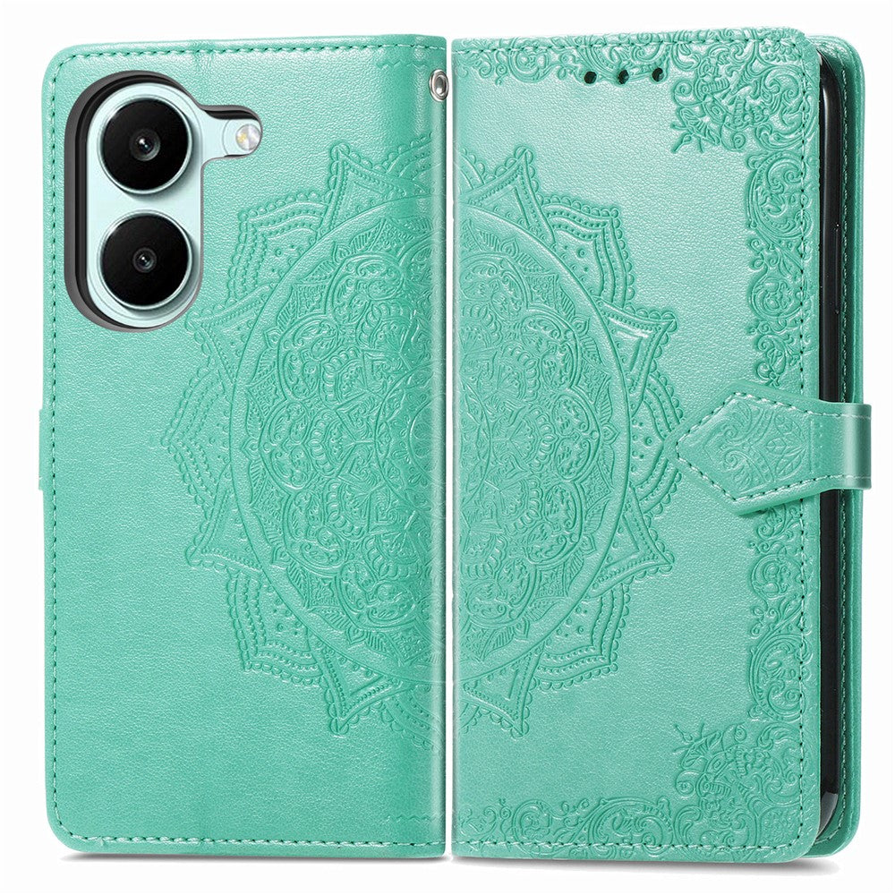 For Xiaomi Redmi Turbo 5 5G  /  Poco X8 Pro 5G Wallet Case Mandala Flower Leather Phone Cover Stand