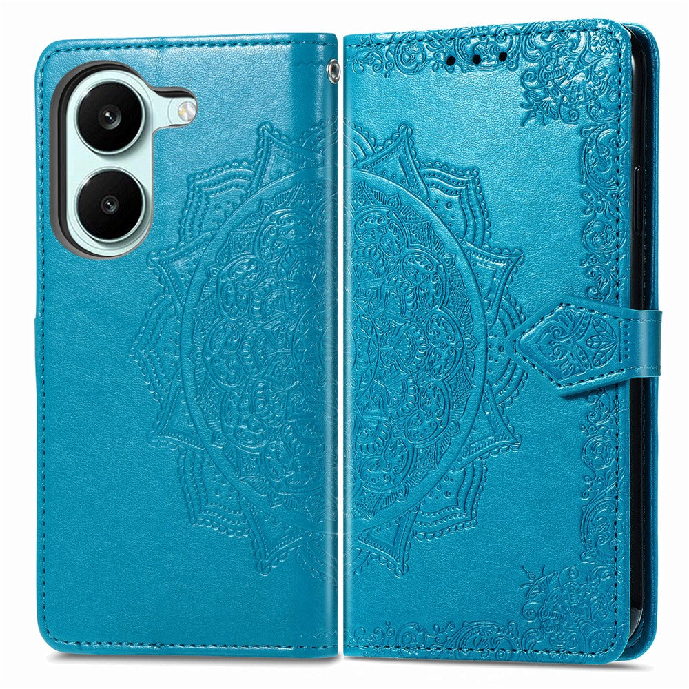 For Xiaomi Redmi Turbo 5 5G  /  Poco X8 Pro 5G Wallet Case Mandala Flower Leather Phone Cover Stand