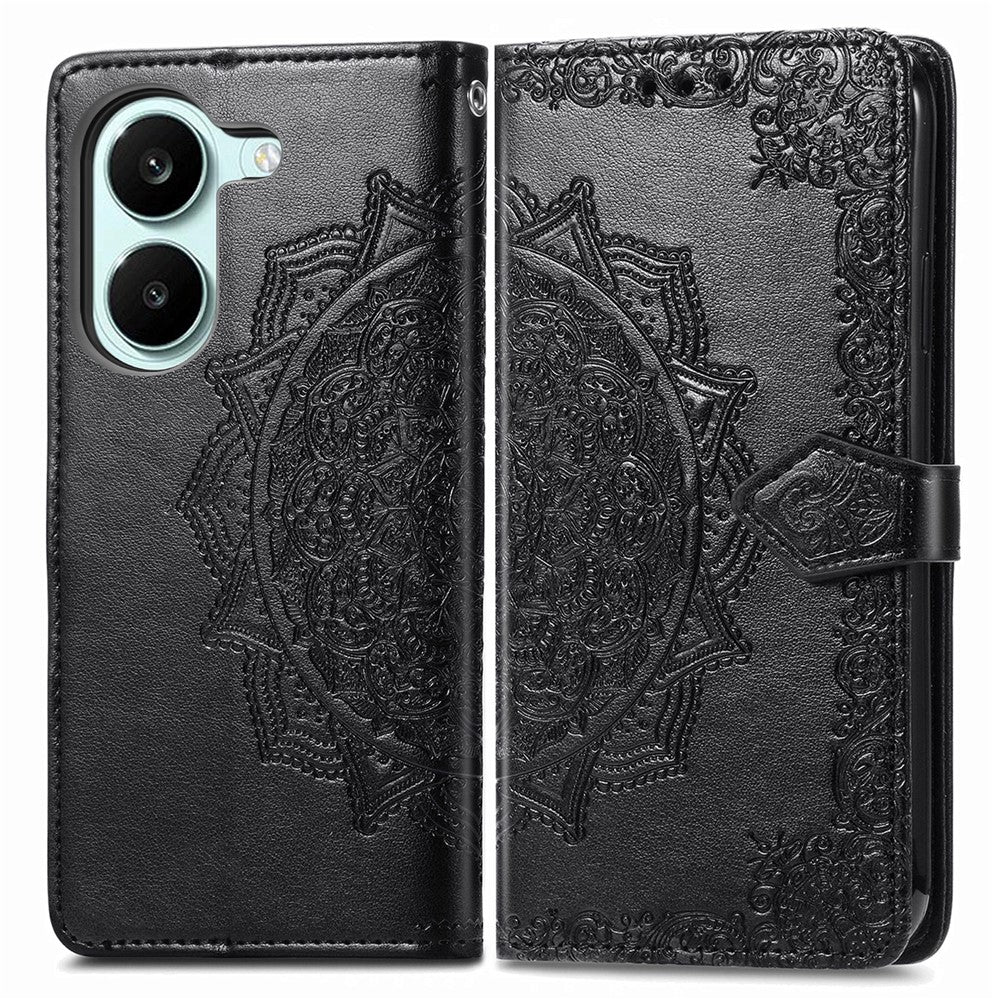 For Xiaomi Redmi Turbo 5 5G  /  Poco X8 Pro 5G Wallet Case Mandala Flower Leather Phone Cover Stand