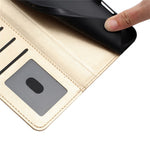 For Honor 600 Lite 5G Wallet Case Litchi Texture Leather Flip Cover with Card Slots and Hand Strap