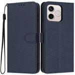 For Honor 600 Lite 5G Wallet Case Litchi Texture Leather Flip Cover with Card Slots and Hand Strap