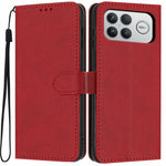 For Xiaomi Poco F8 Ultra 5G / Redmi K90 Pro Max 5G Wallet Case Litchi Texture Leather Flip Cover with Card Slots and Hand Strap