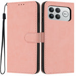 For Xiaomi Poco F8 Ultra 5G / Redmi K90 Pro Max 5G Wallet Case Litchi Texture Leather Flip Cover with Card Slots and Hand Strap