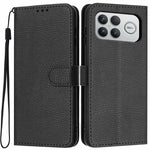 For Xiaomi Poco F8 Ultra 5G / Redmi K90 Pro Max 5G Wallet Case Litchi Texture Leather Flip Cover with Card Slots and Hand Strap